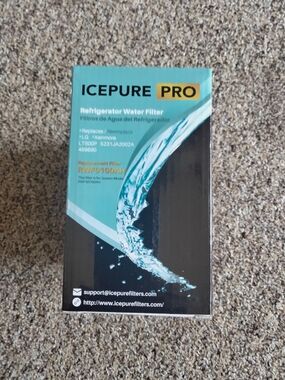 IcePure Pro Refrigerator Water Filter - Teal & Black